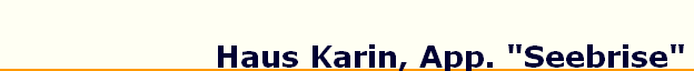 Haus Karin, App. 