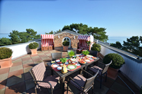 Dachterrasse Penthouse Villa Frigga Binz