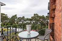 Balkon mit Meerblick