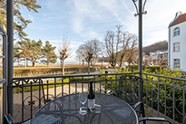 balkon mit seeblick  fewo ostseeblick binz