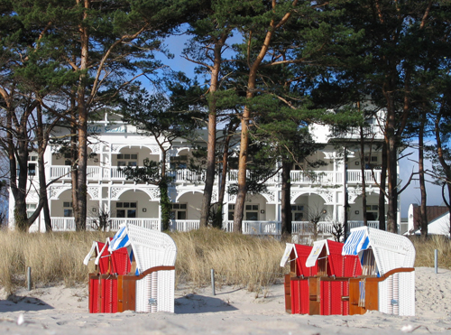 Strand vor Villa Seeadler